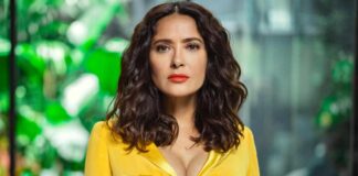 Salma Hayek Once Wore A Cle*vage Baring Outfit & Served Herself As A Major S*xy Sidedish With Alcohol