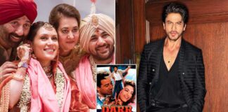 Sunny Deol & Shah Rukh Khan’s Alleged Cold War Tracing Back To ‘Darr’ Days Is The Reason Why King Khan Skipped Karan Deol & Drisha Roy’s Wedding Reception? Sunny Deol's Cold War With Shah Rukh Khan Resurfaces With His Absence From Karan Deol-Drisha Roy's Wedding Reception Despite Salman Khan, Aamir Khan In Attendance!