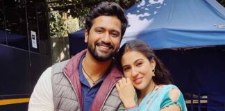 Vicky Kaushal, Sara Ali Khan go jhumka shopping in Delhi's Janpath market