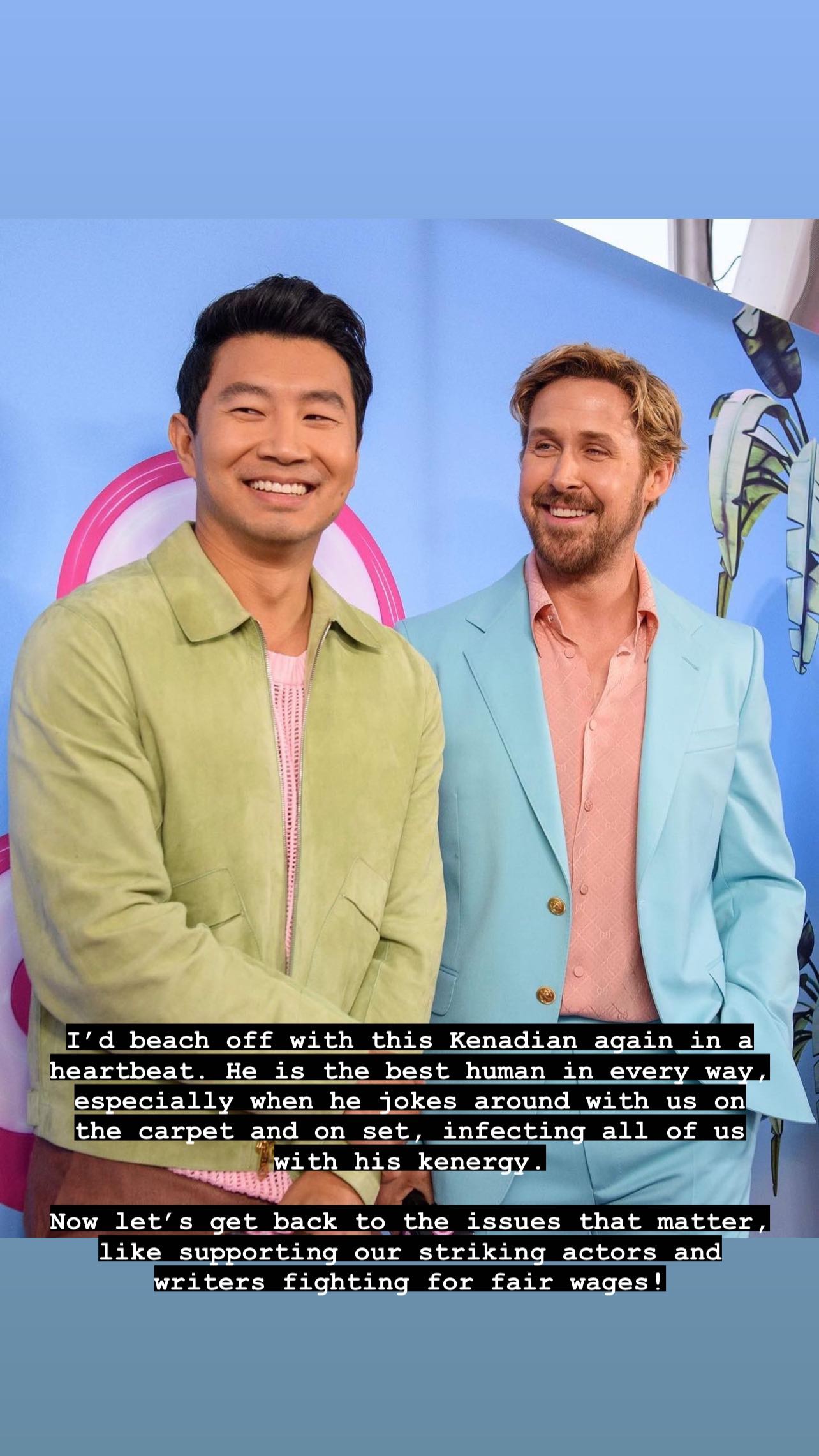 Simu Liu Addresses The Controversy Of Ryan Gosling Appearing To Brush Him Off At Barbie's London Premiere
