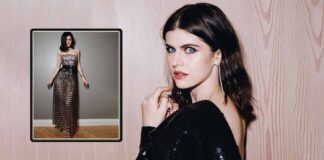 Alexandra Daddario's B**bs Are Popping Out Along With Everyone's Eyeballs Staring At Her In This Sheer Sequin Dress, Making Us Believe Fairies Do Exist - Take A Look