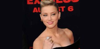 Amber Heard Once Wore A Deepest Plunging Neckline Gown & Flaunted Her Side B**bs