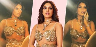 Bhumi Pednekar Walks The Fashion Ramp Donning A Shimmery Cleav*ge-Baring Ensemble & Gets Massively Trolled Online While Being Compared With Kim Kardashian, Netizens Troll