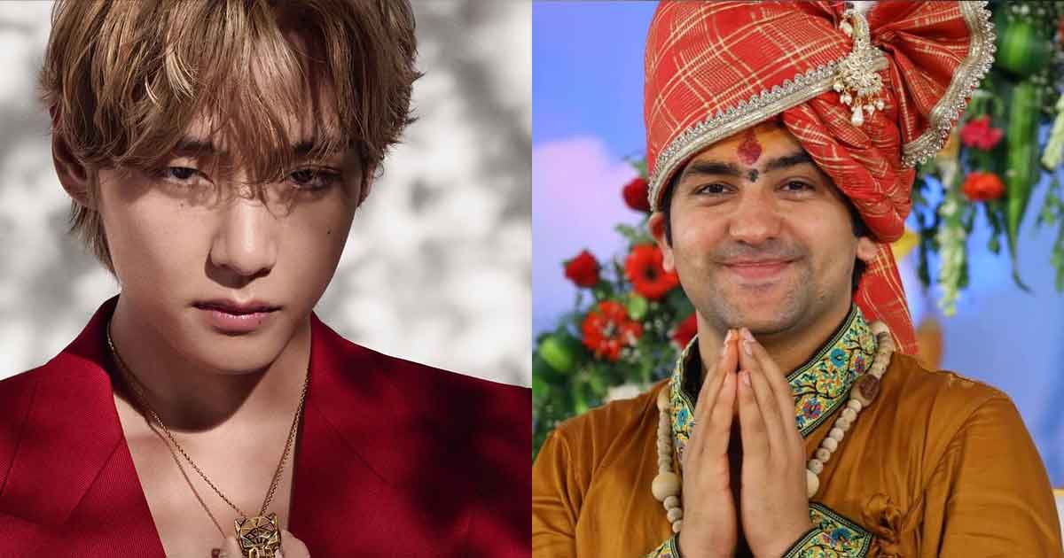 BTS' V Fan Edit Compared With Baba Bageshwar Dham