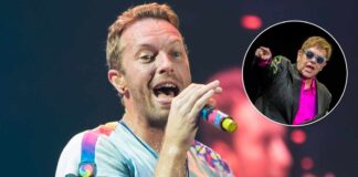 Chris Martin makes a video cameo at Elton John's final show