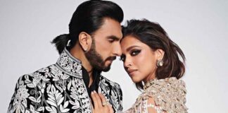 Deepika sets couple goals as she wears jacket with Ranveer's face painted on it