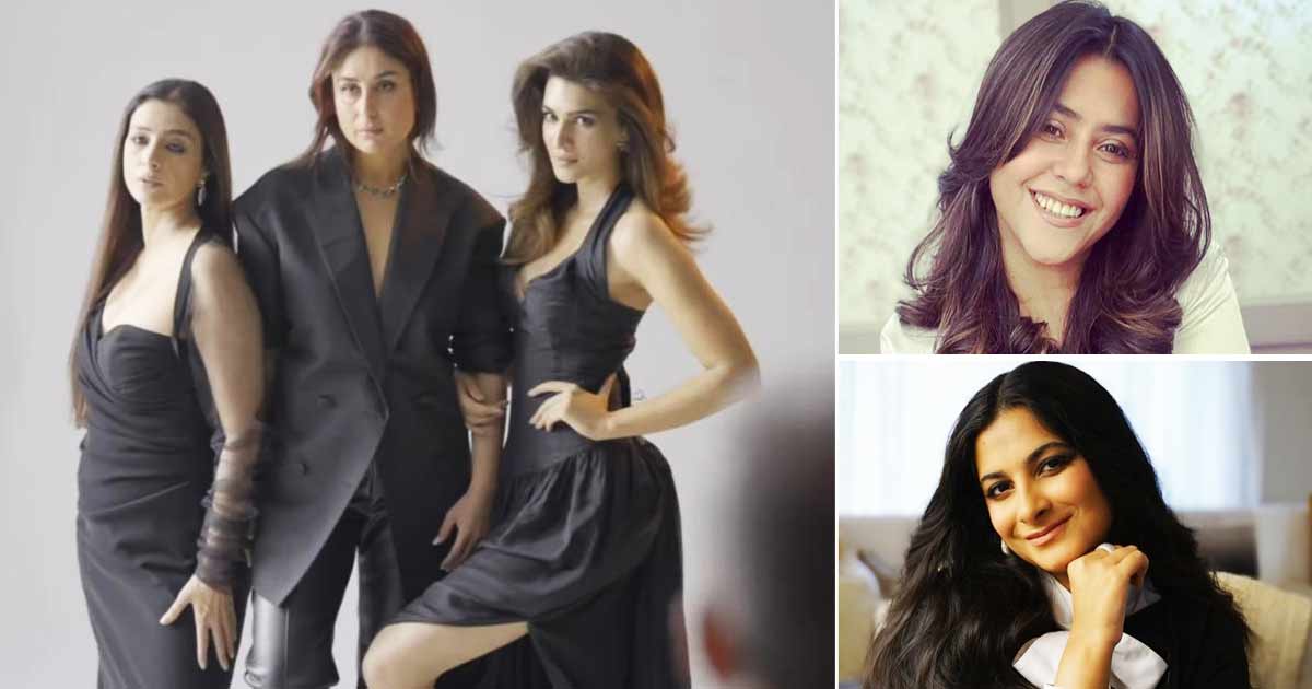 Ektaa R Kapoor and Rhea Kapoor Locks The Release Date For The Crew Starring Kareena Kapoor Khan Kriti Sanon & Tabu