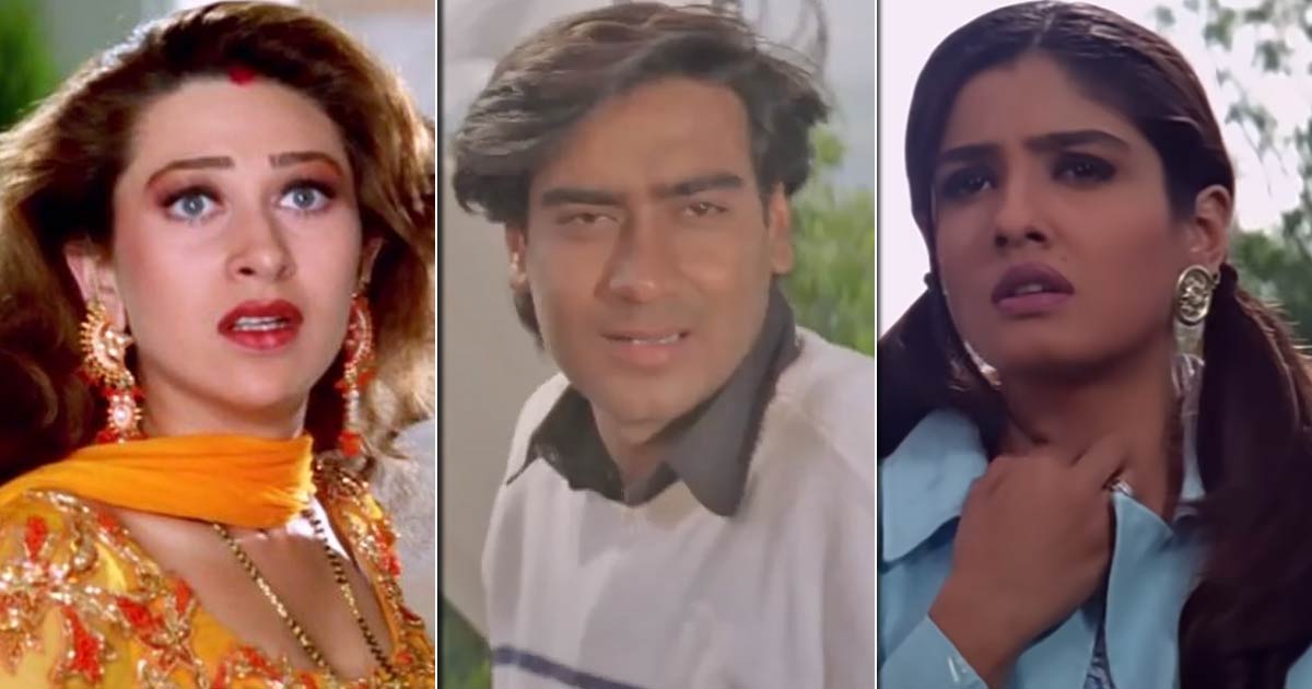 "If Ajay Devgn & Karisma Kapoor Have Babies They Will Look Like Zebras" Reacted An Angry Raveena Tandon After Getting Dumped By The Actor