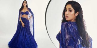 Janhvi Kapoor Drops Jaws In Her Shimmery Blue Lehenga As She Walks The Ramp