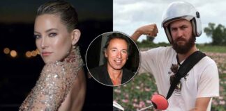 Kate Hudson dances with fiance Danny Fujikawa at Bruce Sprinsteen's Hyde Park show