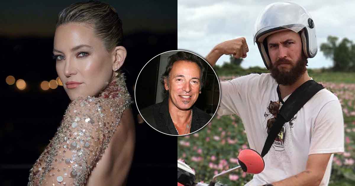 Kate Hudson dances with fiance Danny Fujikawa at Bruce Sprinsteen's Hyde Park show