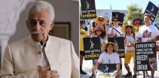 Naseeruddin Shah Exposes Indian Film Industry, A SAG-AFTRA Like Strike To Happen In India Too? Says “People Who Work Hard To Make Films Are Not Paid Much’ Naseeruddin Shah Exposes Indian Film Industry, A SAG-AFTRA Like Strike To Happen In India Too?