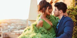Nick fixes Priyanka's ponytail as they head back home after Wimbledon women's final