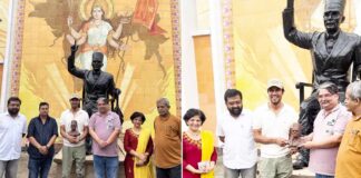 Randeep Hooda visits Swatantrya Veer Smarak, meets Savarkar's family