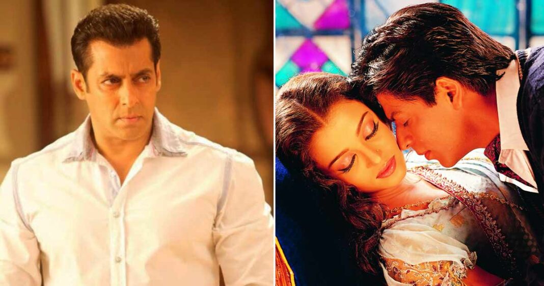 Salman Khan & Aishwarya Rai Shot For A Scene In Shah Rukh Khan's Devdas ...