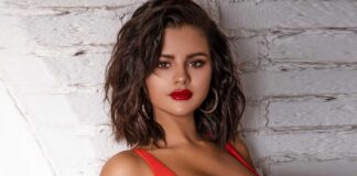 Selena Gomez Once Raised The Mercury Levels In An Off-Shoulder Gown While Getting All Soaked Up In A Tank