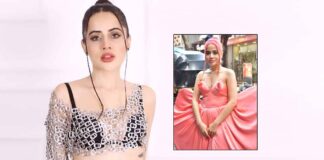 Uorfi Javed Dons A Bizarre Heart-Shaped Outfit Yet Again Exposing Her Cleav*ge In The Same, Netizens Troll “Pakad Ke Rakho Warna Udd Jayegi” Uorfi Javed Dons A Bizarre Heart-Shaped Outfit Yet Again Exposing Her Cleav*ge In The Same, Netizens Troll - Take A Look