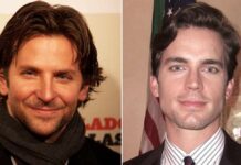 When Bradley Cooper & Matt Bomer Kissed Passionately For Their Upcoming Biopic