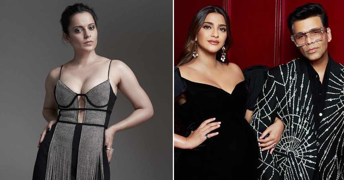 When Kangana Ranaut Was 'Hurt' After Karan Johar & Sonam Kapoor Mocked Her 'English' During One KWK Episode & Reacted