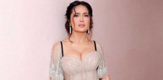 When Salma Hayek Wore A Raunchy Black Lingerie That Accentuated Her Assets