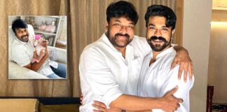 Chiranjeevi smiles holding newborn granddaughter on bday, Ram Charan shares pic