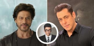 Salman Khan Would Message Shah Rukh Khan “It’s Just Us” Teasing The “No Young Actor Could Replace Them” Pathaan Statement Hypothetically Imagines Karan Johar Karan Johar Reveals What Would He Message Shah Rukh Khan From Salman Khan’s Phone If He Turns Dabbang Khan