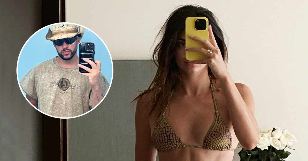 Kendall Jenner Pulls Down Her Underwear In A New Sultry Video Donning A  Tiny Printed Bikini & We'd Slip Into Her DM Rightaway With A Raunchy Text,  If We Were Bad Bunny!