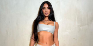 Kim Kardashian Once Ditched It All & Seductively Laid On A Bed With Her Hands Covering Her N*pples & Satin Hidding Her V*gina