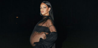 Rihanna Creates New Maternity Line As She Proudly Breastfeeds Baby RZA In $45 Bra