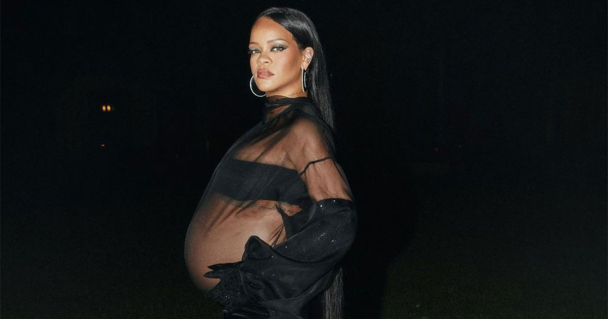 Rihanna Creates New Maternity Line As She Proudly Breastfeeds Baby RZA In $45 Bra