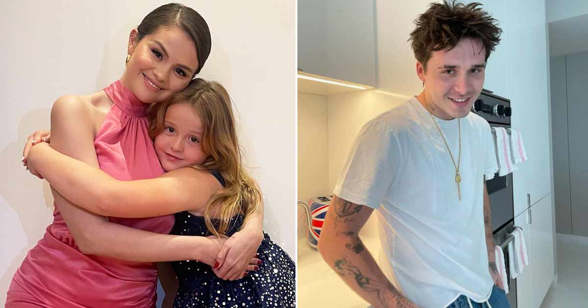 Selena Gomez shares pic of her sister shaving Brooklyn Beckham's head