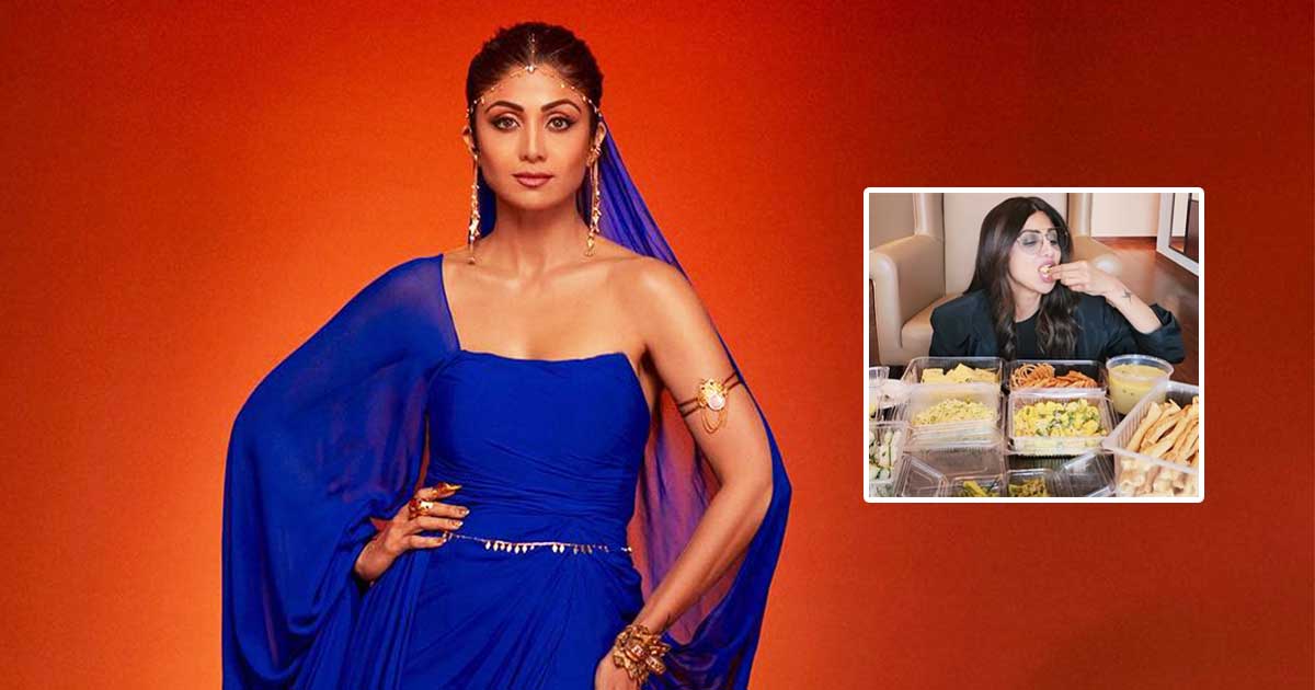 Shilpa Shetty binges on Gujarati food, says 'this is worth to cheat'
