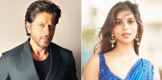 SRK says Suhana is 'glowing' in a BTS pic, quips her co-star needs coaching in facing the camera