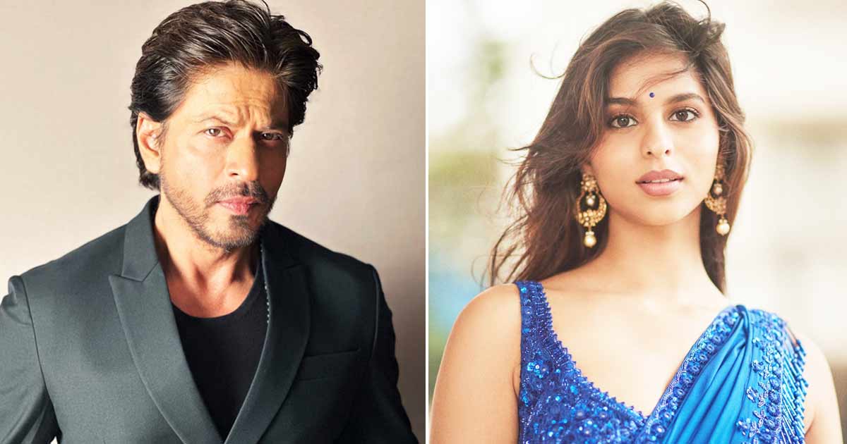 SRK says Suhana is 'glowing' in a BTS pic, quips her co-star needs coaching in facing the camera