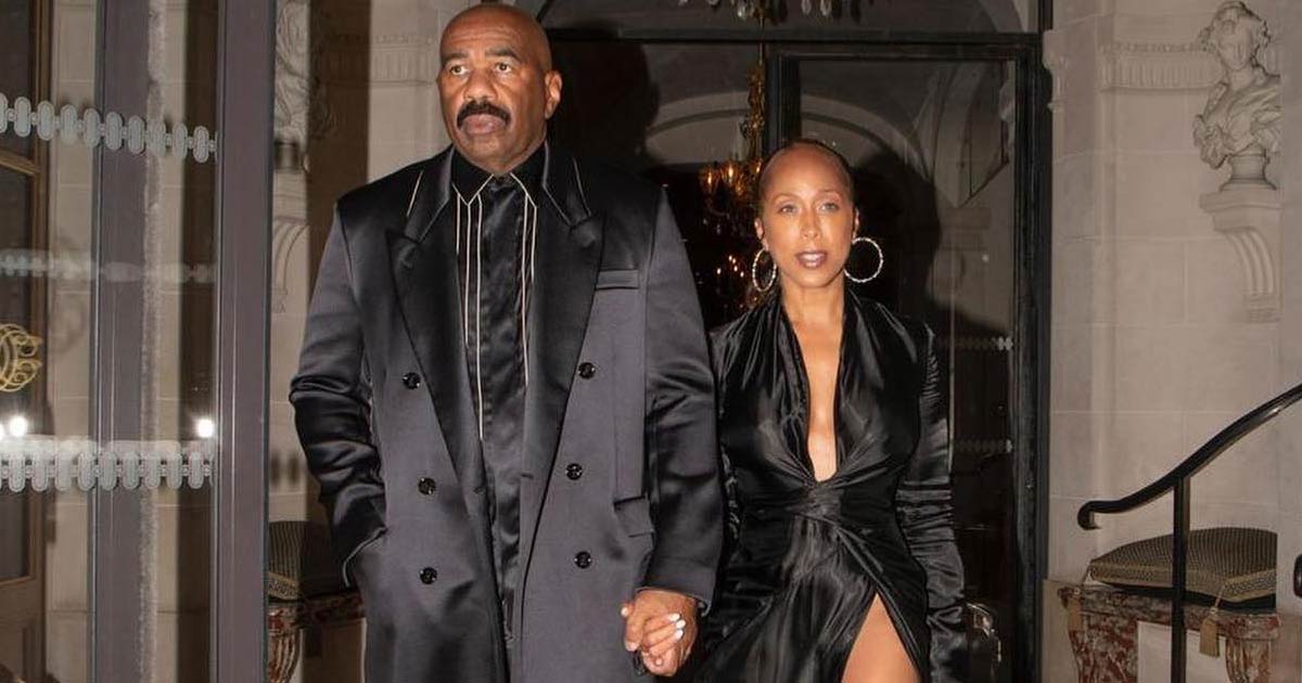 Steve Harvey’s Wife Agreeing To Trade Her Husband With A “Pool Boy” In This Old Video Has Got Netizens Call Saying “Signs Were There” Amid Cheating Rumours