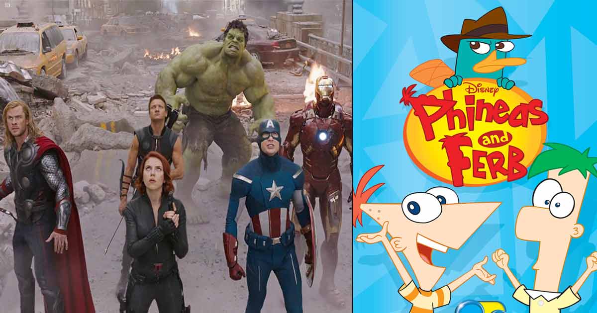 The Avengers Took Inspiration From A Phineas And Ferb Battle Whiel Fighting Loki & The Chitauri Army? The Parallels Are Uncanny!