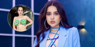 Uorfi Javed Covers Her B**bs With Lettuce-Inspired N*pple Pasties Pairing It With Unbuttoned Jeans, Netizens Troll “You’ve 4 Eyes But Don’t Have An Eye” Uorfi Javed Gets Trolled For Covering Her B**bs With Lettuce-Inspired Pasties With Unbuttoned Jeans, Netizens Say "You Have Four Eyes But..."