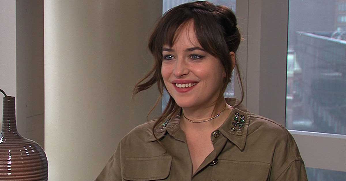 When Dakota Johnson Almost Had A N*p Slip In A Plunging Floor Length