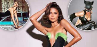 Zendaya Oozes Her Inner Cat Energy In This Black Body Hugging Gown Flashing Her Toned Physique & Curves, But Her Bold Lips Won The Show!
