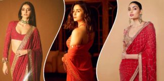 Bollywood Divas From Alia Bhatt To Ananya Panday Made A Stunning Runaway Giving Major Karwachauth Fashion Inspo For Us!