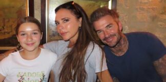 David & Victoria Beckham’s Daughter Harper Beckham Recently Stunned In The Prettiest White Dress At her Mum’s Paris Fashion Week Show