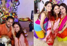 Devoleena Bhattacharjee celebrates first Ganpati with husband Shaan