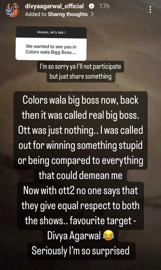 Divya Agarwal Opens Up About Receiving Hatred By Trolls & Opens Up About Doing Bigg Boss