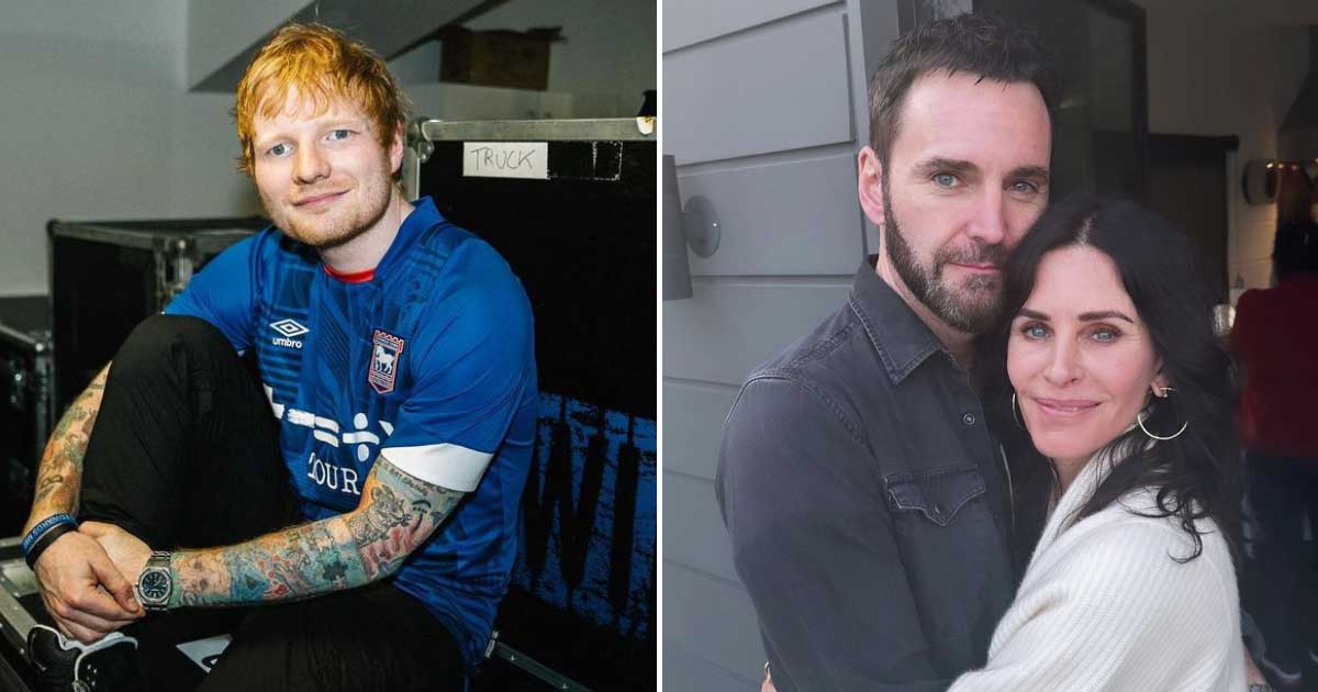 Ed Sheeran wishes Courtney Cox- Johnny McDaid on 10th anniv by playing spl rendition of ‘Shape Of You’