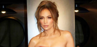 Jennifer Lopez Makes Head Turn & Jaws Drop As She Opts For Sheer, Unbuttoned Top Dress With A Chunky Necklace To Cover Her B**bs – Check It Out!