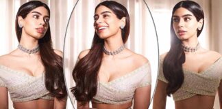 Khushi Kapoor Just Served Major Bridesmaid Inspo In Sequined Lehenga & It Might Be The 'It' Look Of This Wedding Season