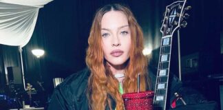 Madonna wears knee brace in pics from rehearsals