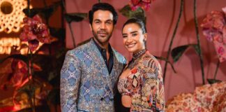 Rajkummar Rao, Patralekha visit Lalbaugcha Raja