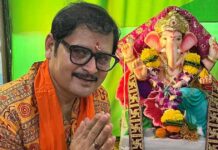 Rohitashv Gour’s daughter welcomed Ganpati Bappa home allowing him to fulfil work commitments
