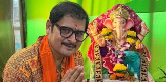 Rohitashv Gour’s daughter welcomed Ganpati Bappa home allowing him to fulfil work commitments